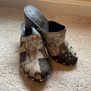 Coach Heeled clog